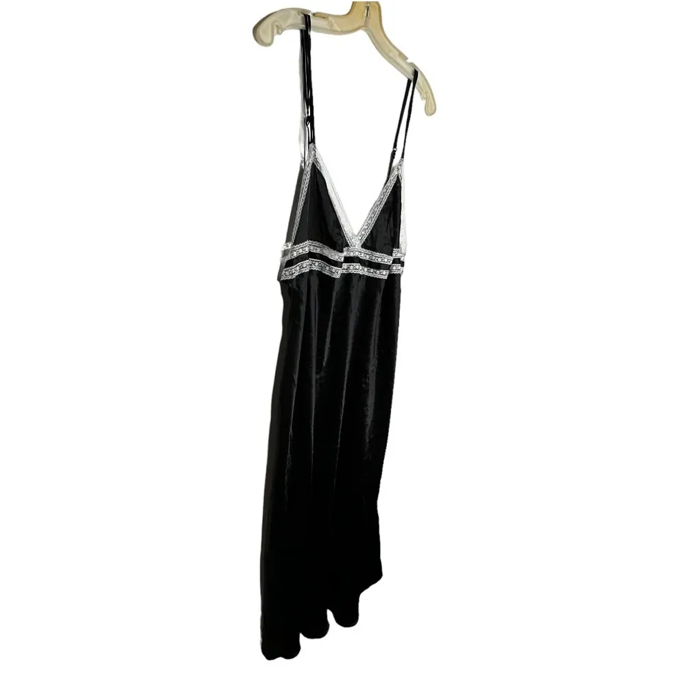 Vintage Black‎ Negligee Black Size L - Image 4