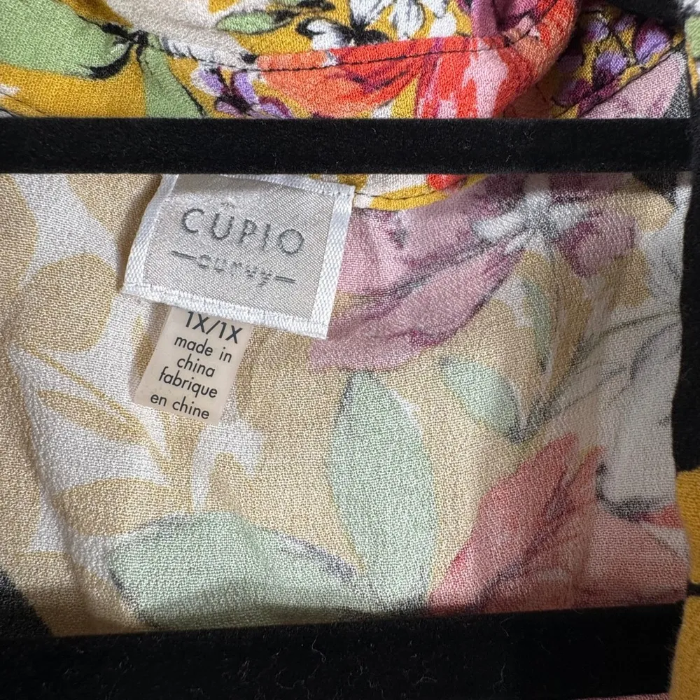 Cupio Curvy Women's Sleeveless . Dress 100% Rayon Sz 1x - Image 2