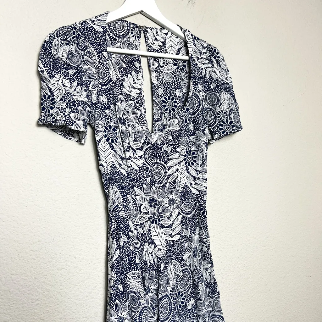 Reformation Floral Paisley Print Mini Dress - Image 2