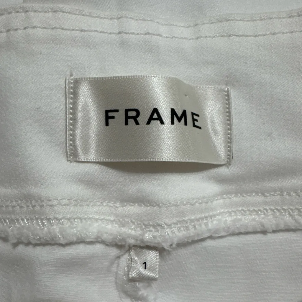 FRAME White Flare Jeans - Image 4