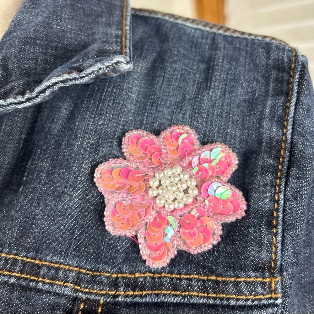 Kut From The Kloth | Embroidered Patched Denim Jacket - Image 11