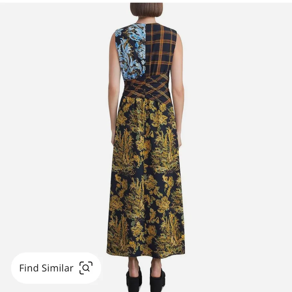 NEW YORK Runway Faux Wrap Long Maxi Dress - Image 2