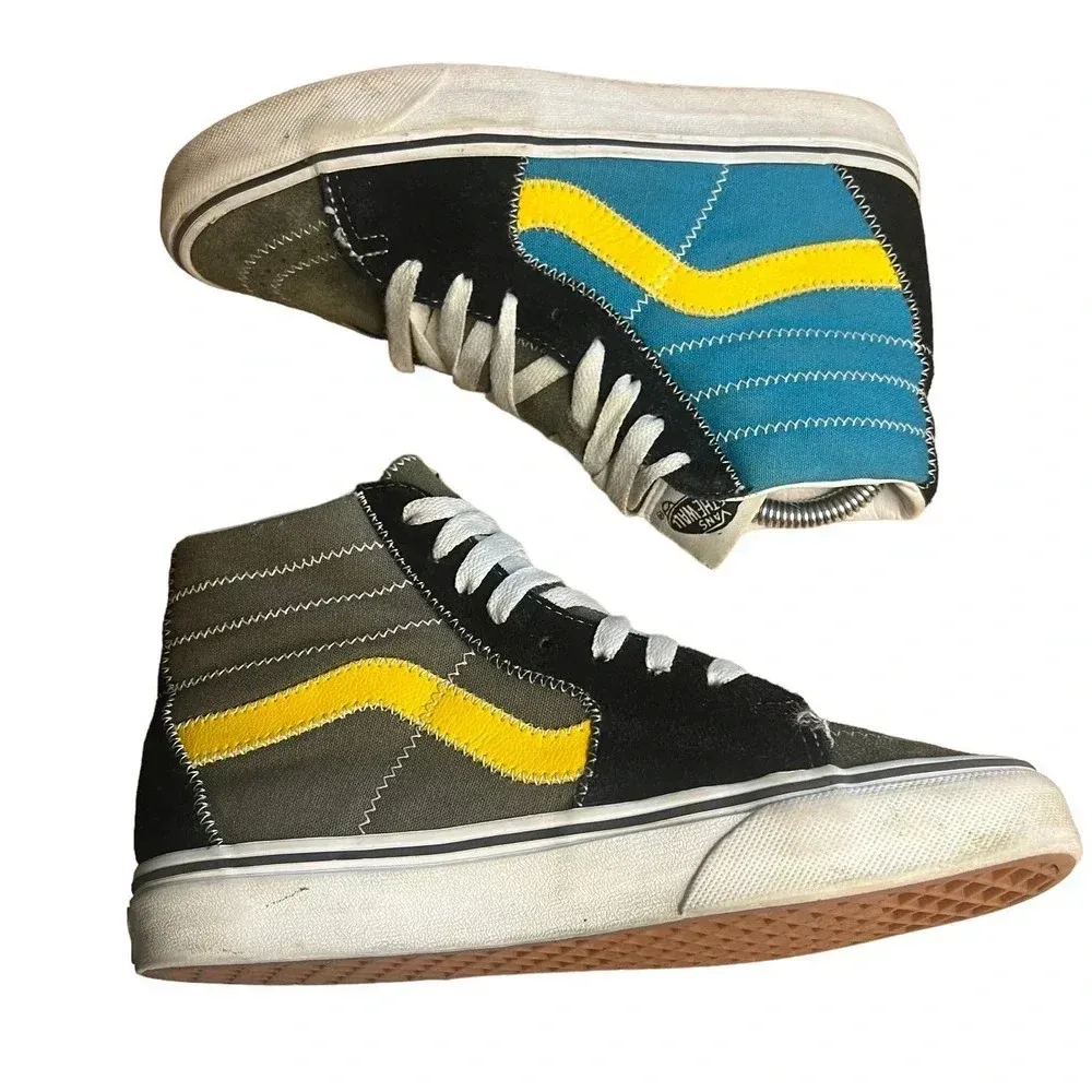 Vans‎ Sk8-Hi Zig Zag High Top Sneakers Multicolor Skate Shoes Women’s Size 5 - Image 3