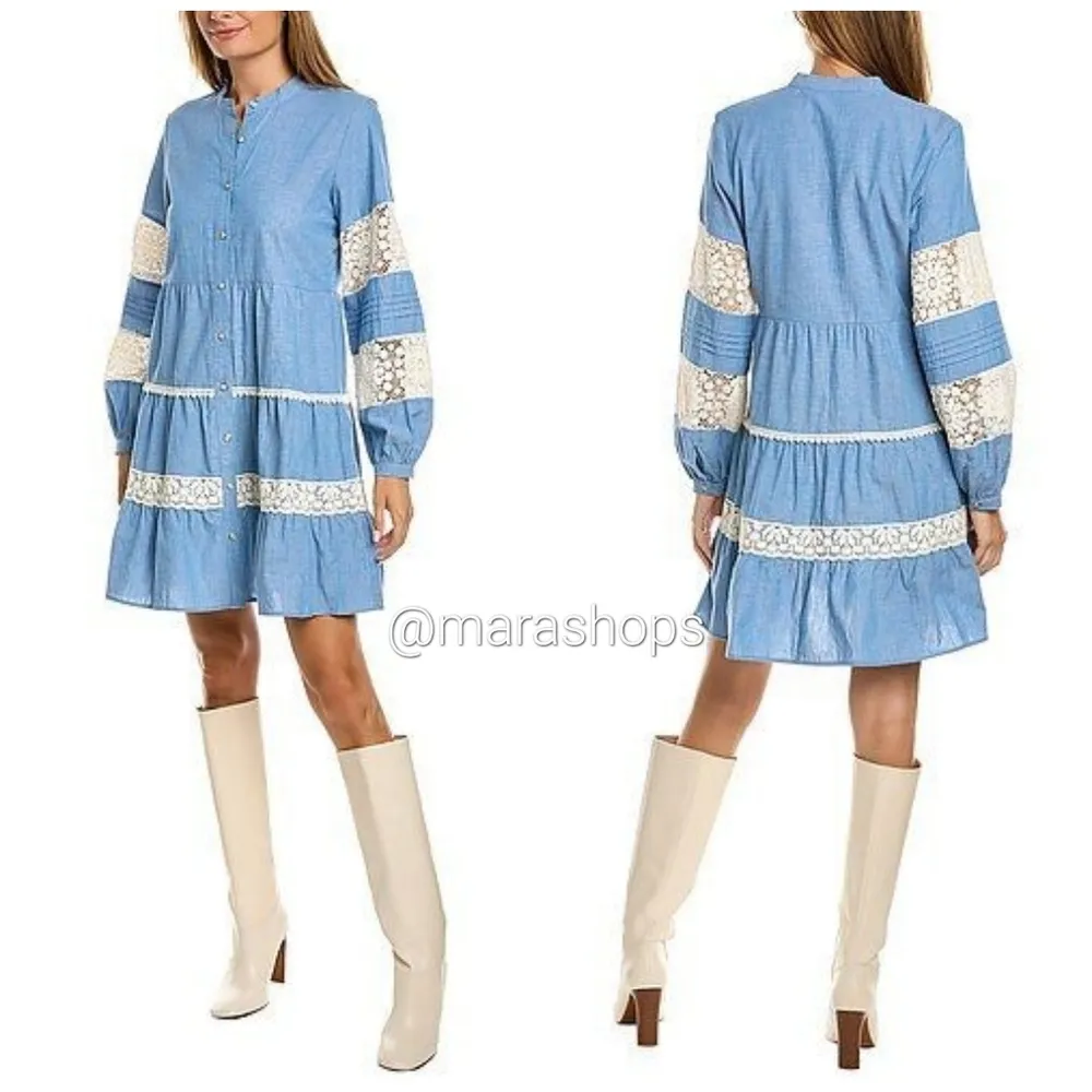 Johnny Was  Laguna Pieced Mini Dress - Image 9