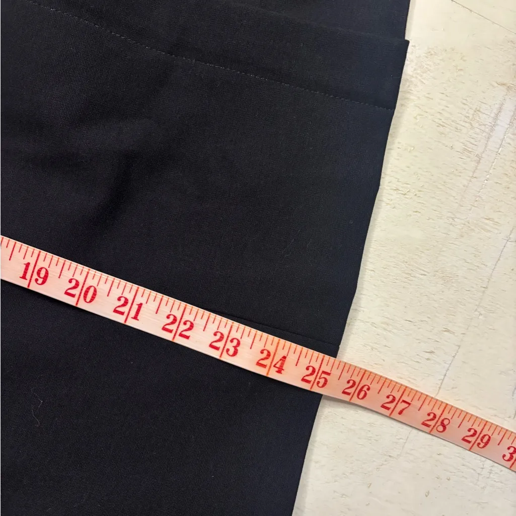 Doncaster Black Tan Collarless Blazer Jacket Size 16P Petite Two Tone - Image 5