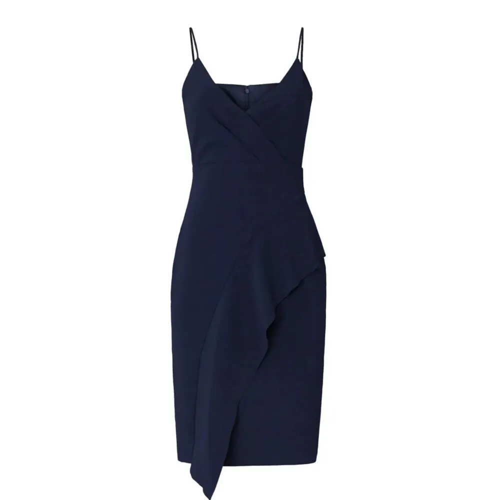 Parker Navy Tayla Ruffle Dress Rent The Runway Pre-Loved 4 $338 - Image 6