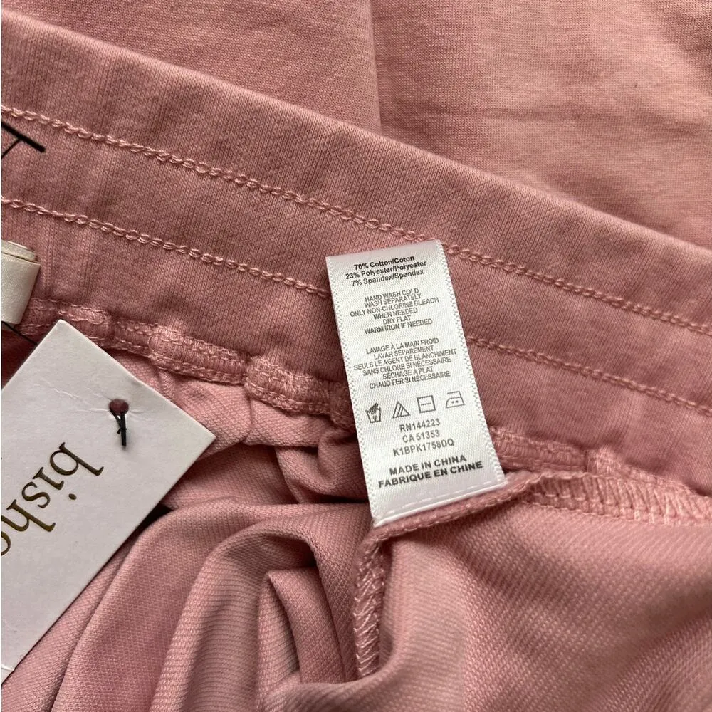 Bishop + Young Wide Leg Lounge Knit Pants Blush Pink Women Size 1X - NWT - Image 12