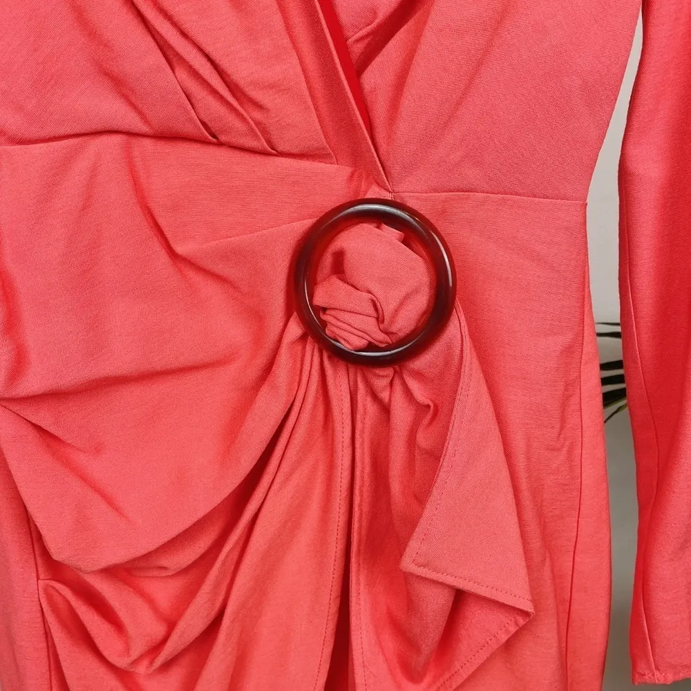 Finders Keepers Lulu Mini Dress Brick - Image 2