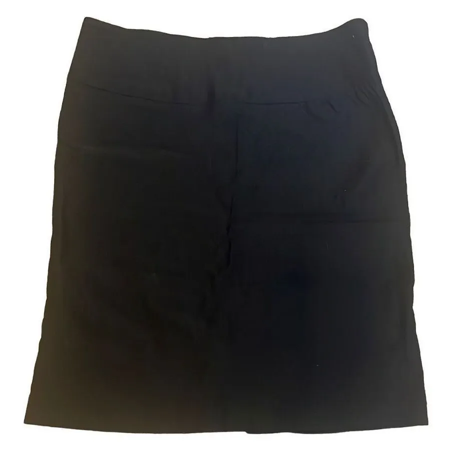 Poetry Anthropologie Black Classic Pencil Skirt Stretch Lined Medium Secretary - Image 1