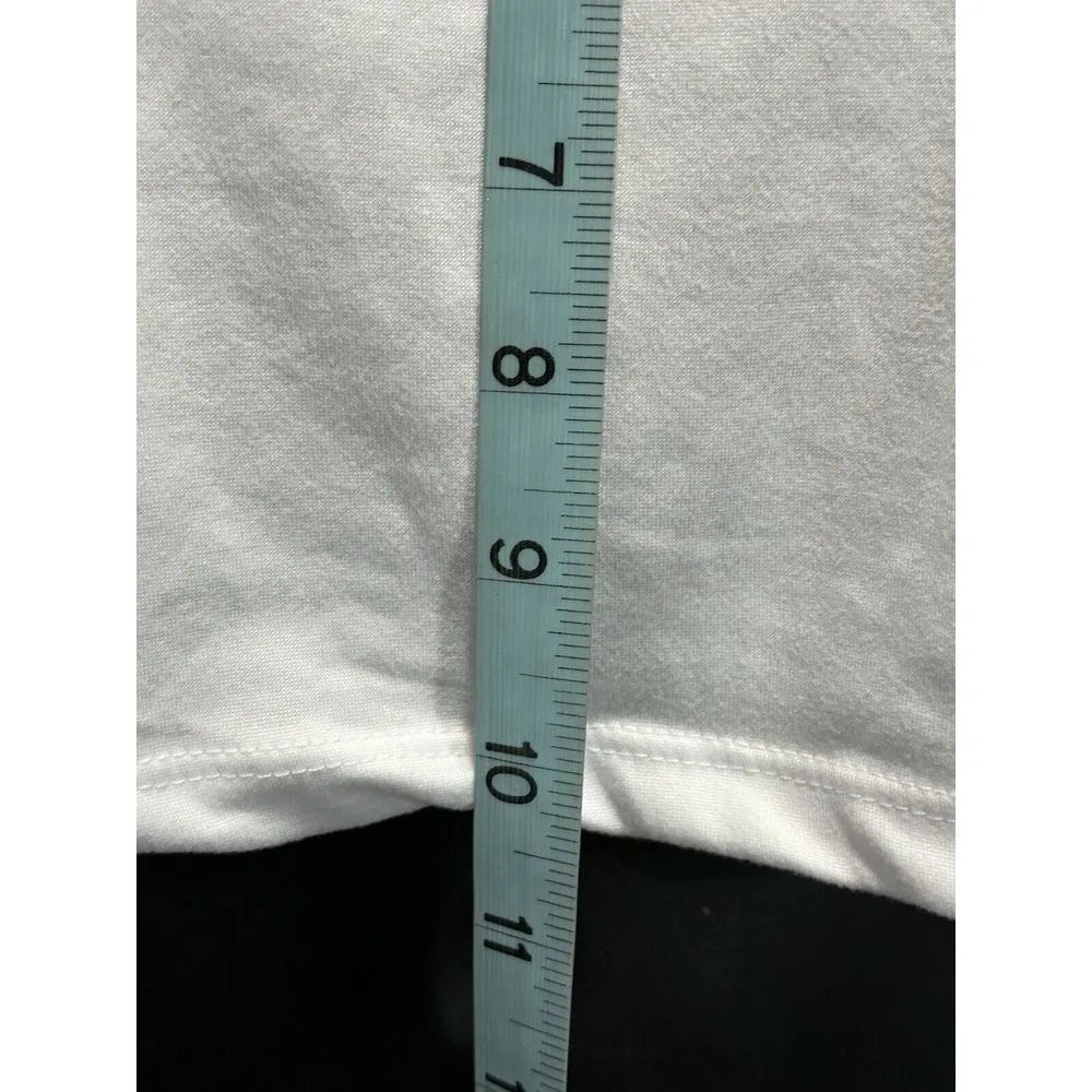 Splash Tank Top‎ Cropped Size Large White Strap Soft NWT - Image 2