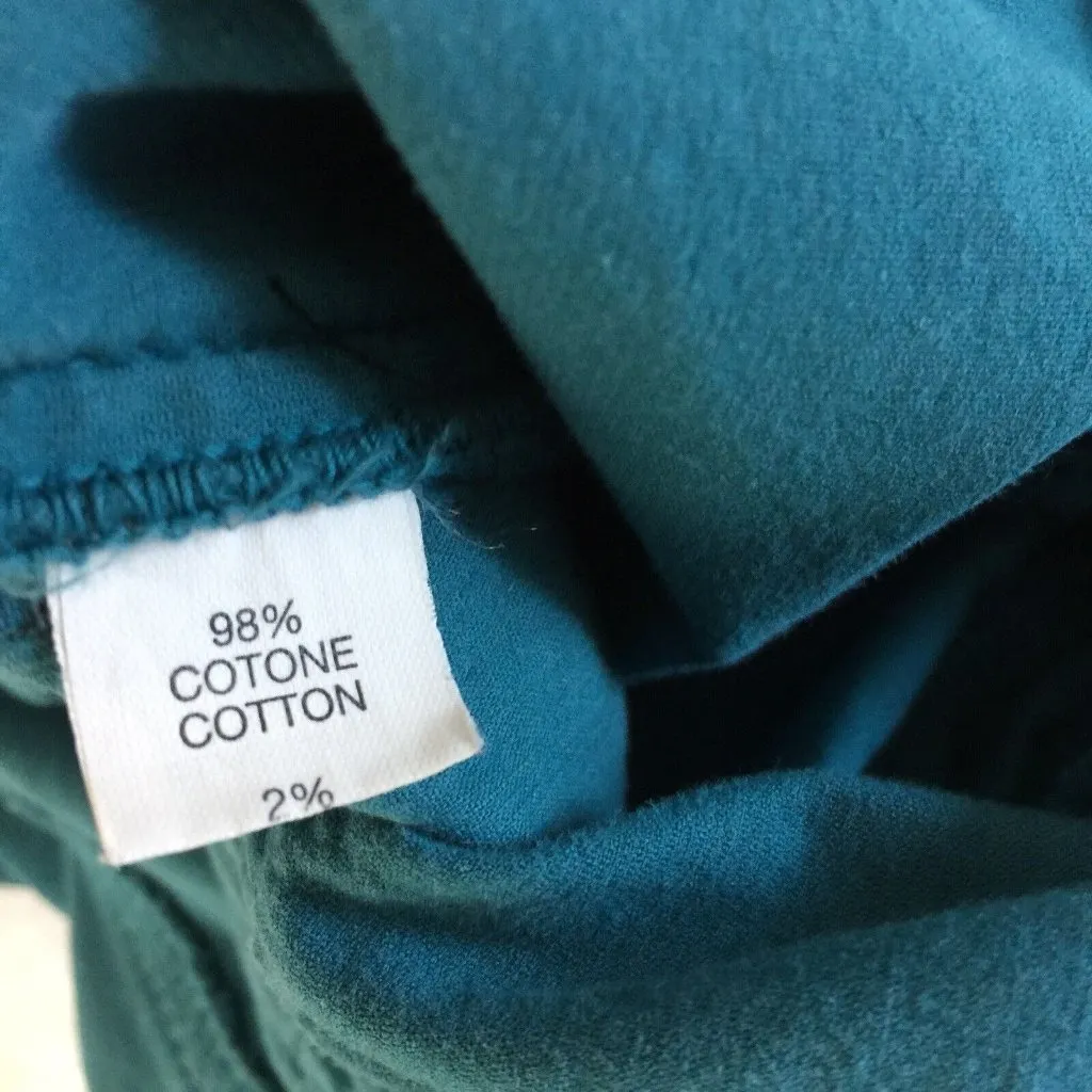 AG Adriano Goldschmied Corduroy Pants Teal 124 Skinny Boho‎ - Image 5