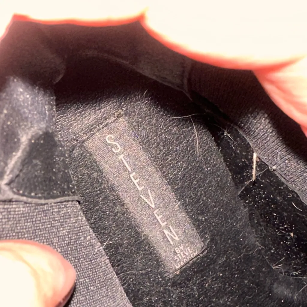 Steve Madden Snakeskin and Black Ankle Booties - Image 5