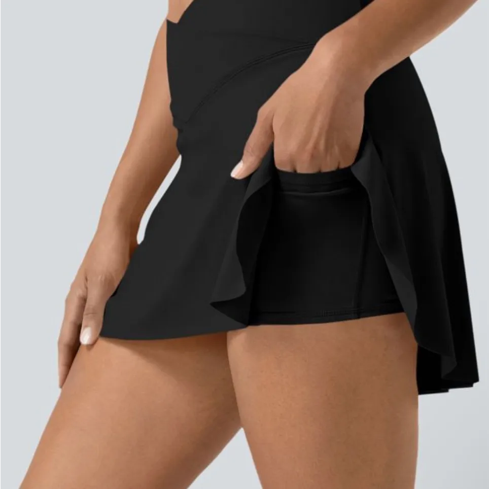 Halara Play It My Way 2 in 1 Tennis Skirt Skort Cool Touch Small New Touch - Image 3