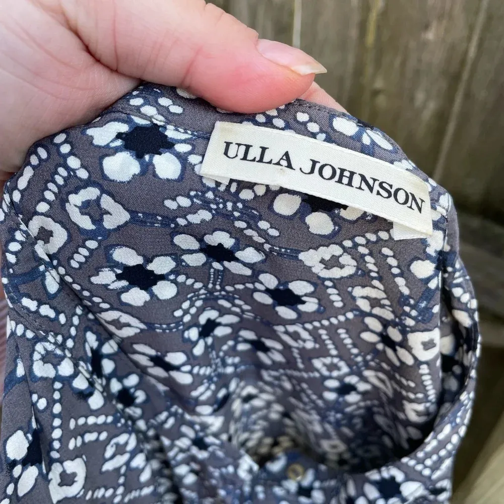 ULLA JOHNSON FLORAL SILK DRESS - Image 3