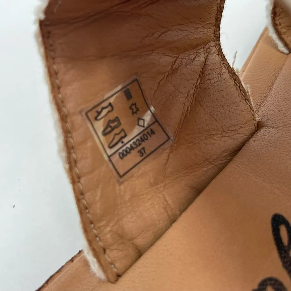 NEW FREE PEOPLE Juliette Sandals Size 37(6/6.5) Crochet Leather Summer Boho NWOT - Image 2