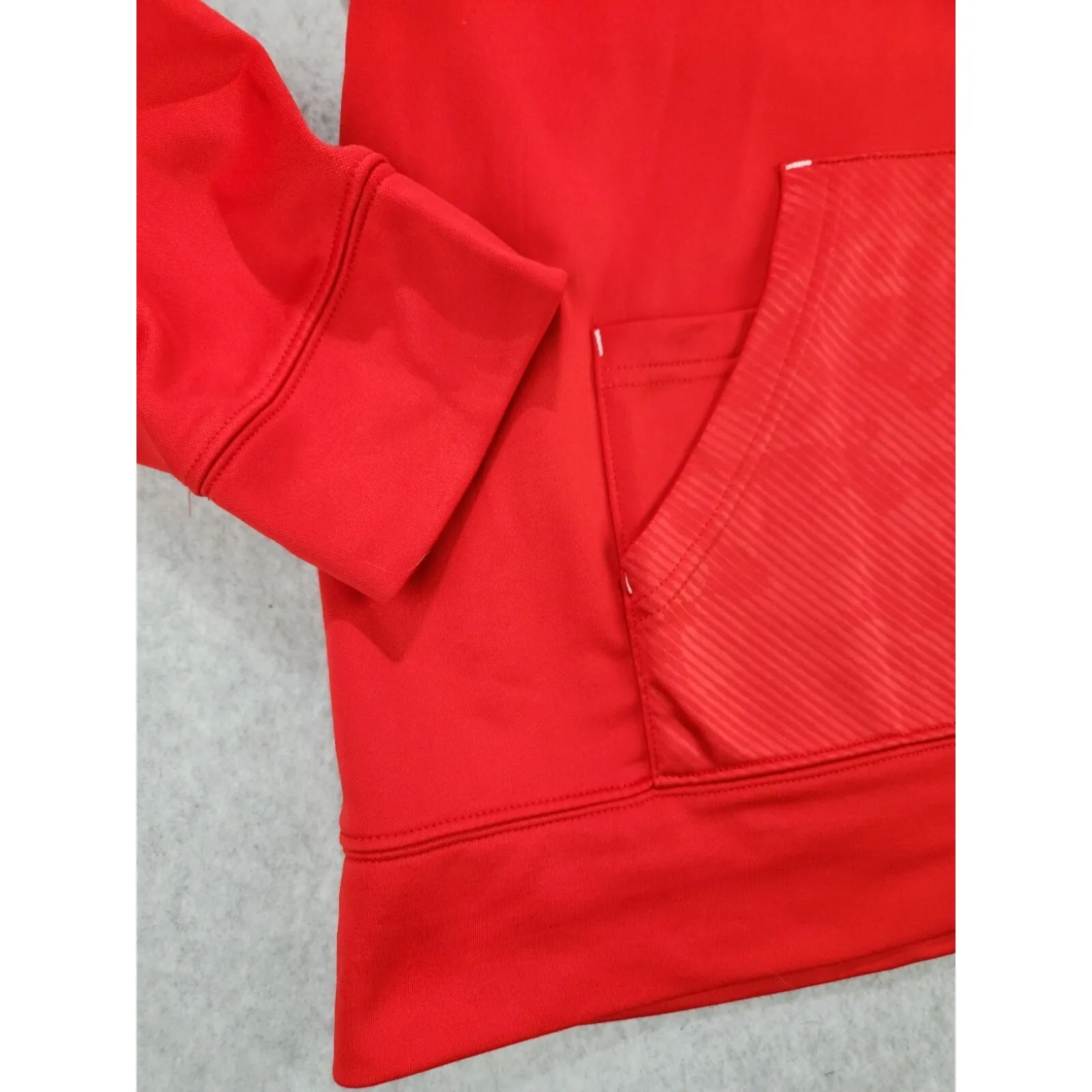 Wisconsin Badgers University‎ Red Team Pullover Hoodie Football  Sz XL - Image 4