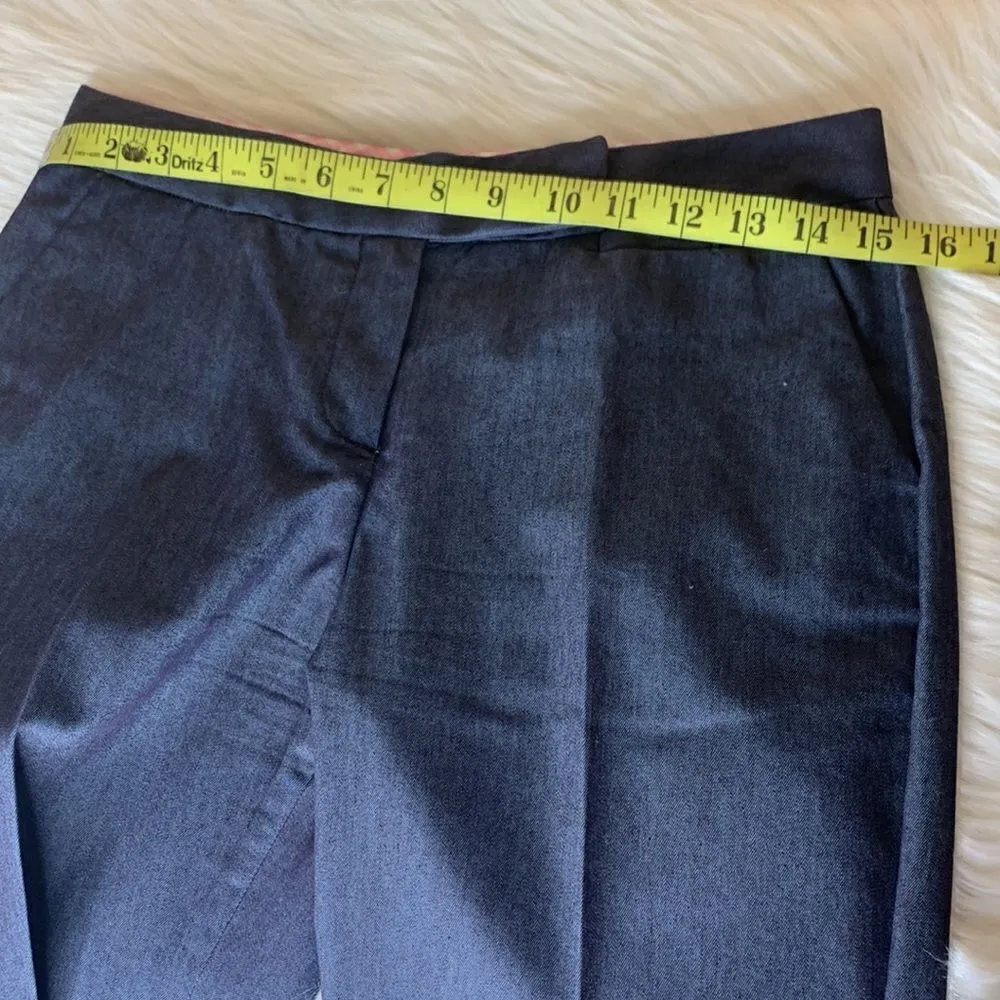 Isaac Mizrahi Dark Denim Blue Dress Pants Size 2 - Image 9