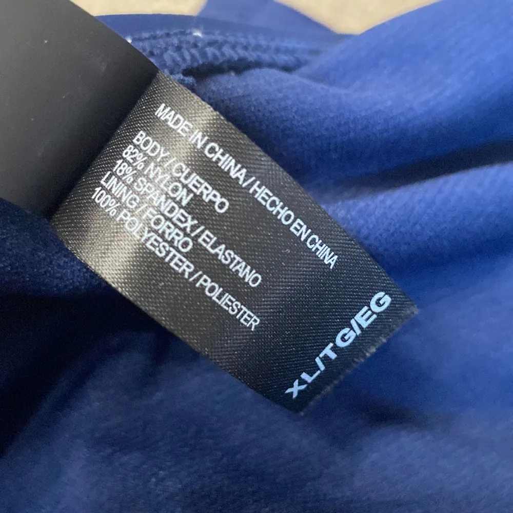 Hurley Navy Blue Strappy Back One Piece Swimsuit Size XL - Image 4