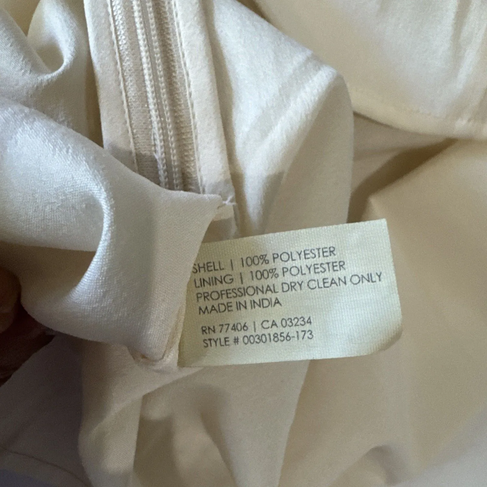 New Women’s Club Monaco Meri Beaded Jupe Handcrafted Mini Skirt Ivory/Beige Sz 0 - Image 7