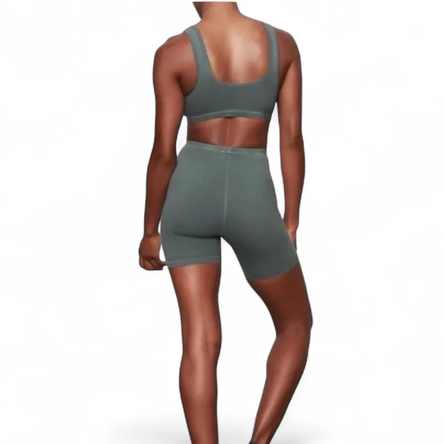 ✨SKIMS Outdoor Scoop Neck Bralette in Malachite NWT Size Medium - Image 3