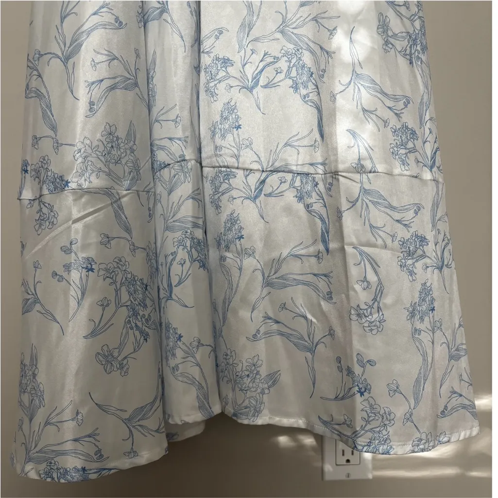 Petal & Pup MCKAY MAXI DRESS - BLUE Size 8 - Image 3