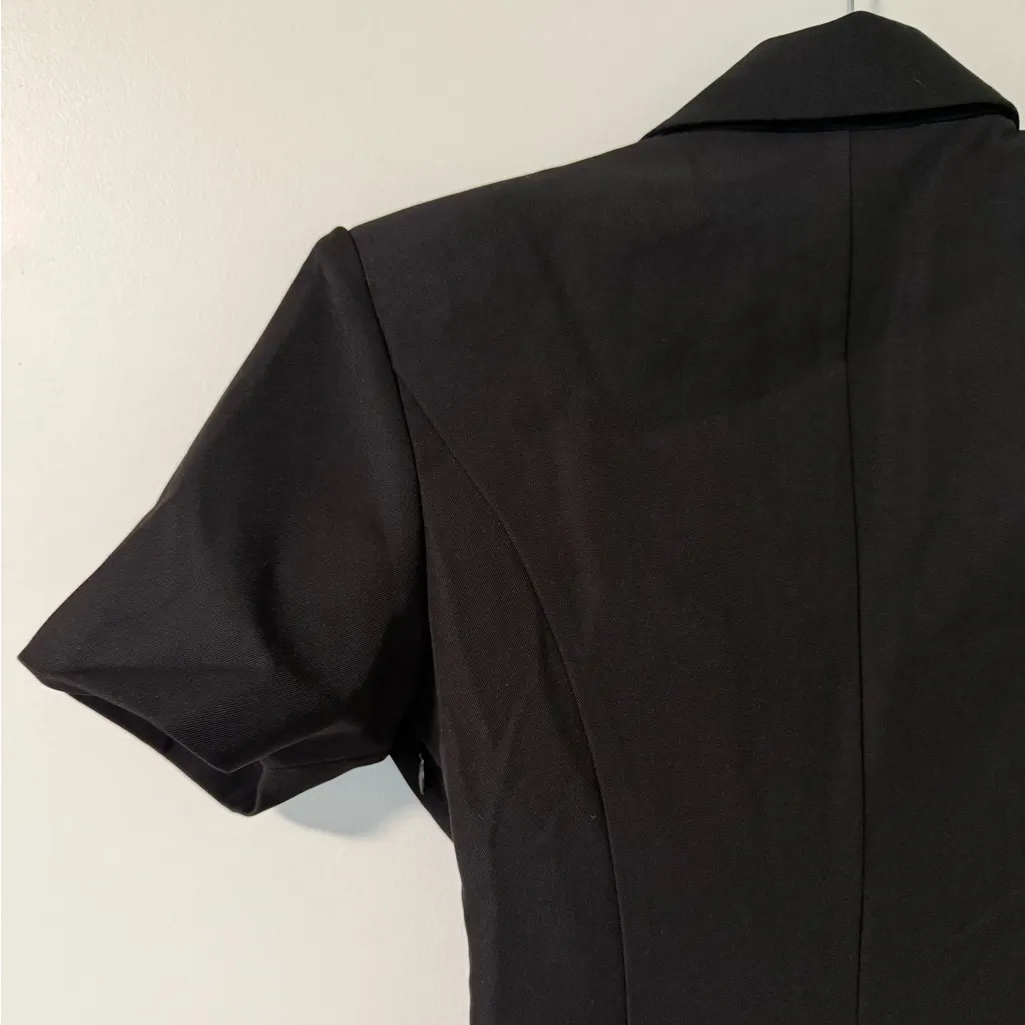 NWOT Endless Rose Double Breasted Blazer Romper Size XS - Image 8