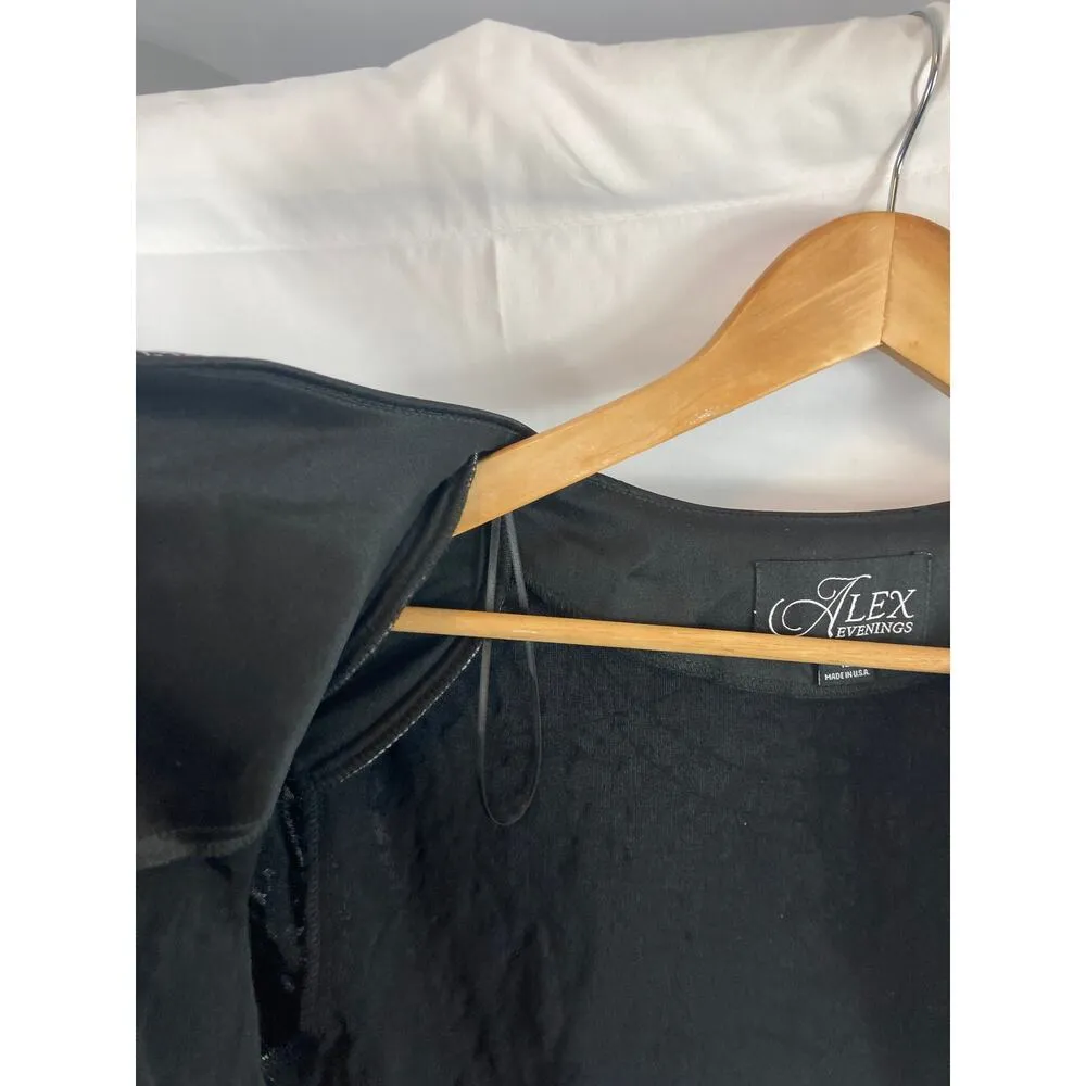 New Alex Evenings Mandarin Vine Crop Evening Jacket Size 12 - Image 4