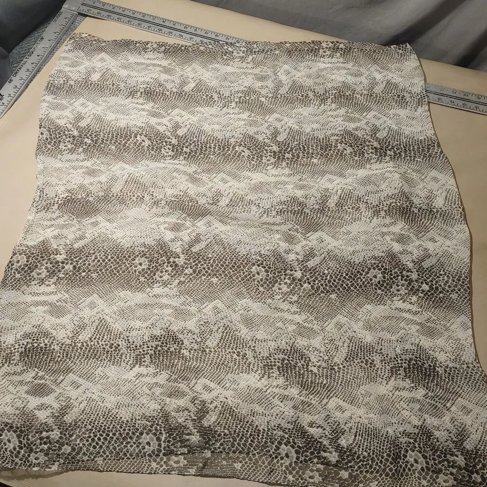 Leopard Print Infinity Scarf By The Limited 100% Polyester Neutral Tones Lightwe - Image 2