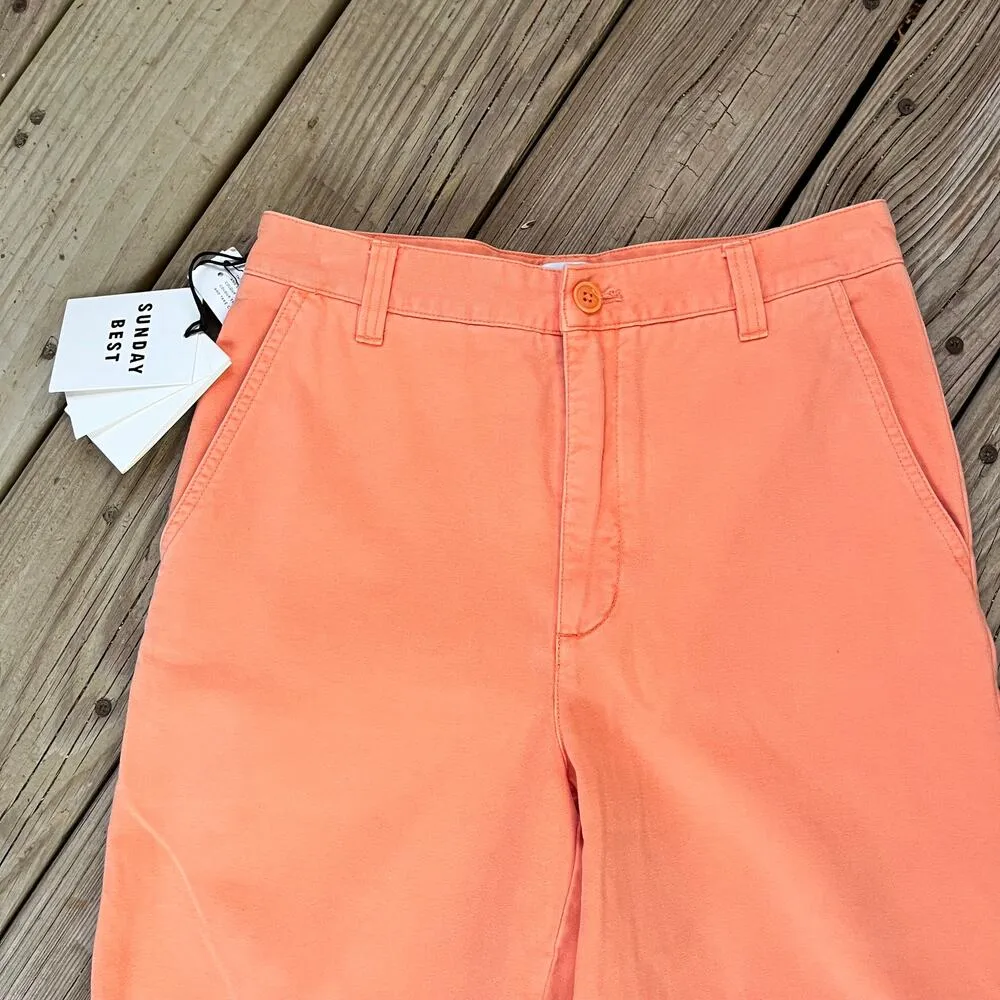 Sunday Best Jaden Pants In Sunny Apricot Size 6. 100% Organic Cotton. NEW - Image 3