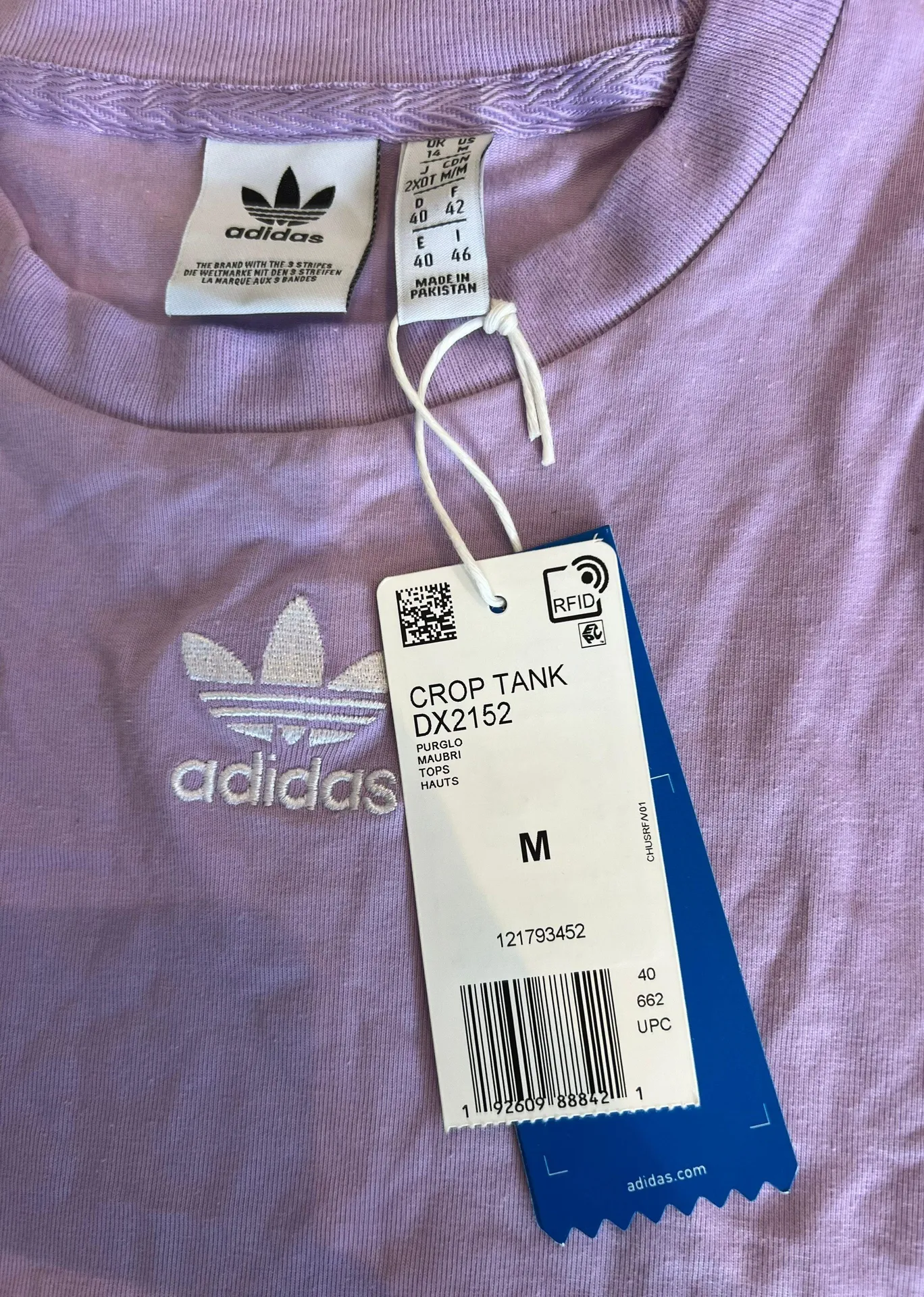 Adidas Lilac Tank Top And Short Set - Image 7