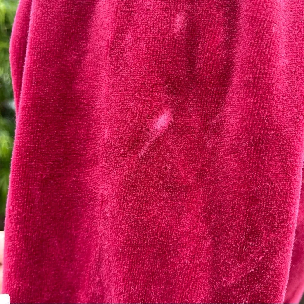 Vintage Juicy Couture Velour Zip Up Hoodie size M - Image 5