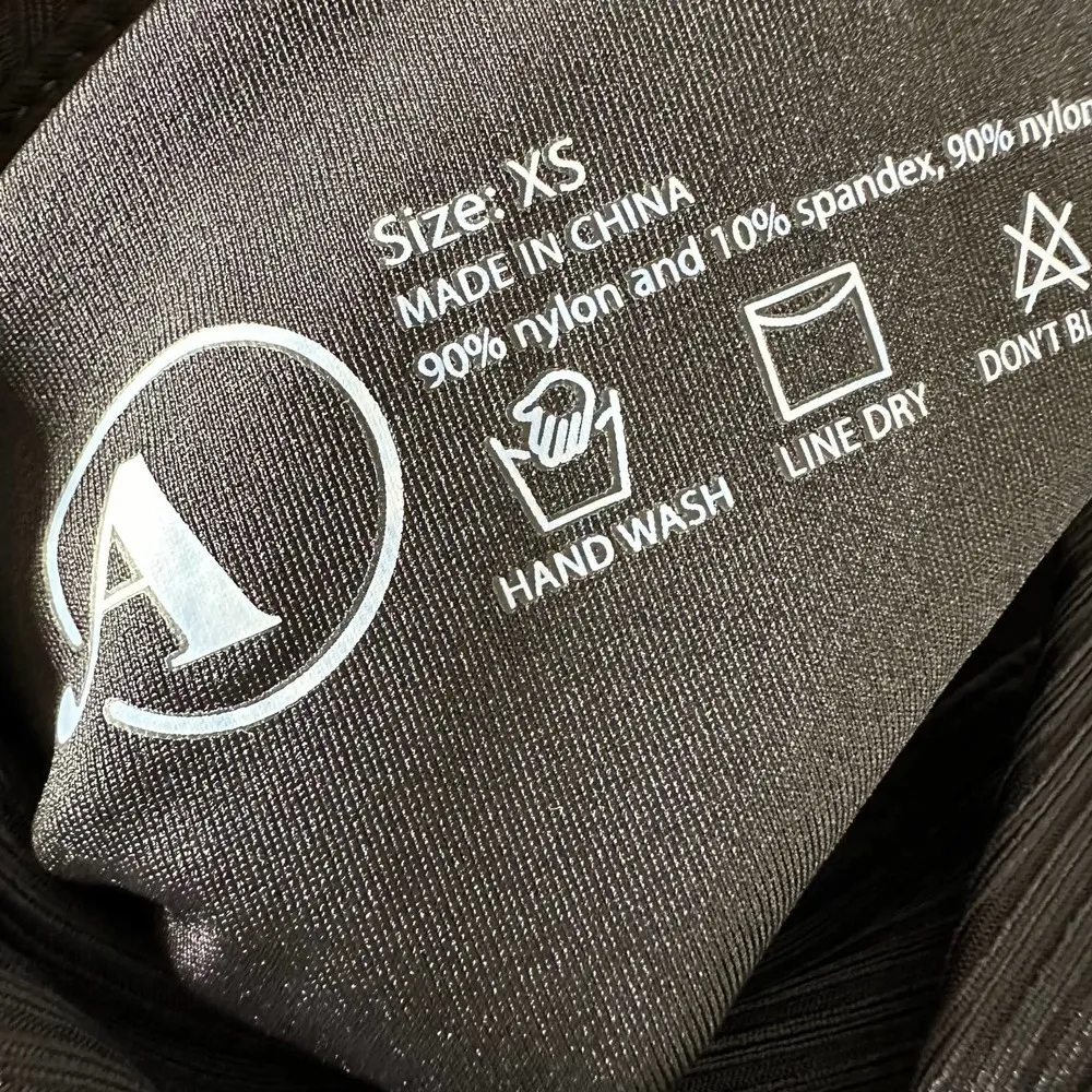 Andie Swim Catalina Ribbed One Piece Swimsuit  Black XXS - Image 6