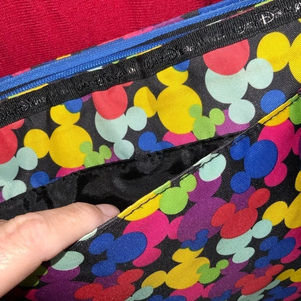 Walt Disney World Resort Crossbody Bag - Colorful Mickey Mouse Icons Print - Image 12