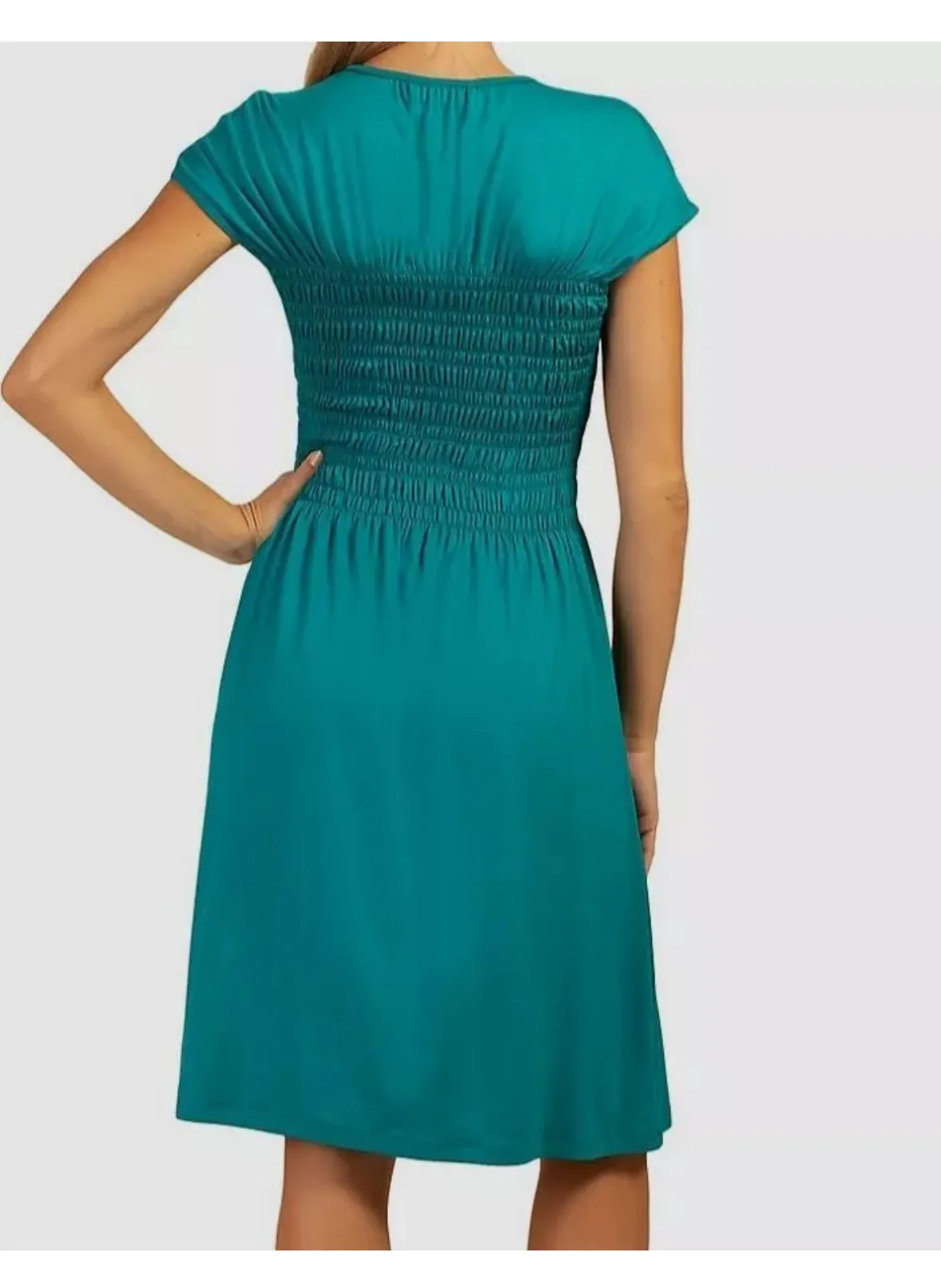 Entertain 2 Dress Teal Blue - Image 2