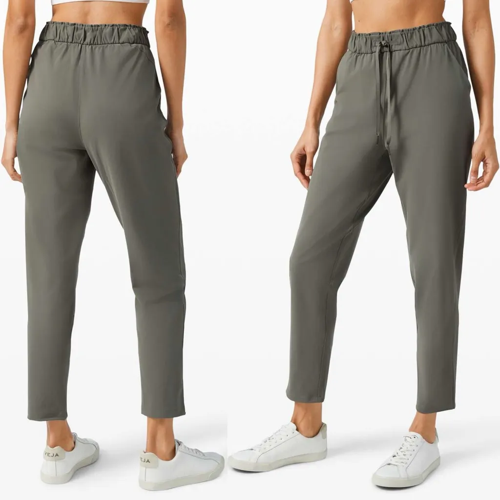 LULULEMON Keep Moving Pant in Grey Sage Size 8 - Image 2
