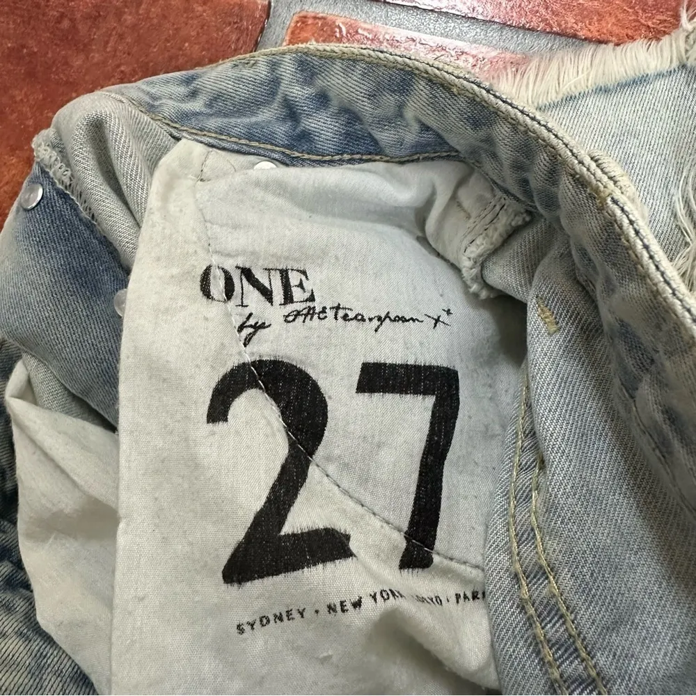 One Teaspoon Distressed Denim Skirt - Image 5