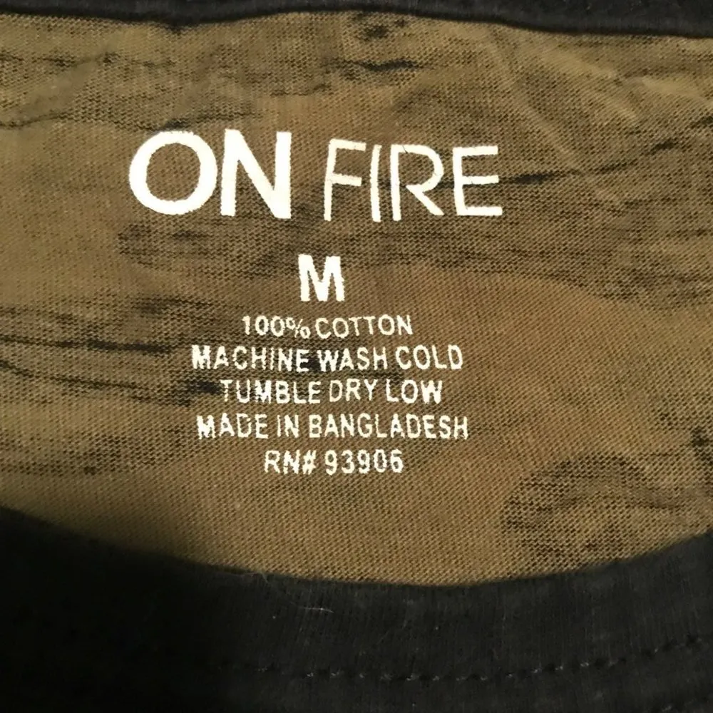 On Fire Classic Camo Crew Neck T-Shirt - Image 3