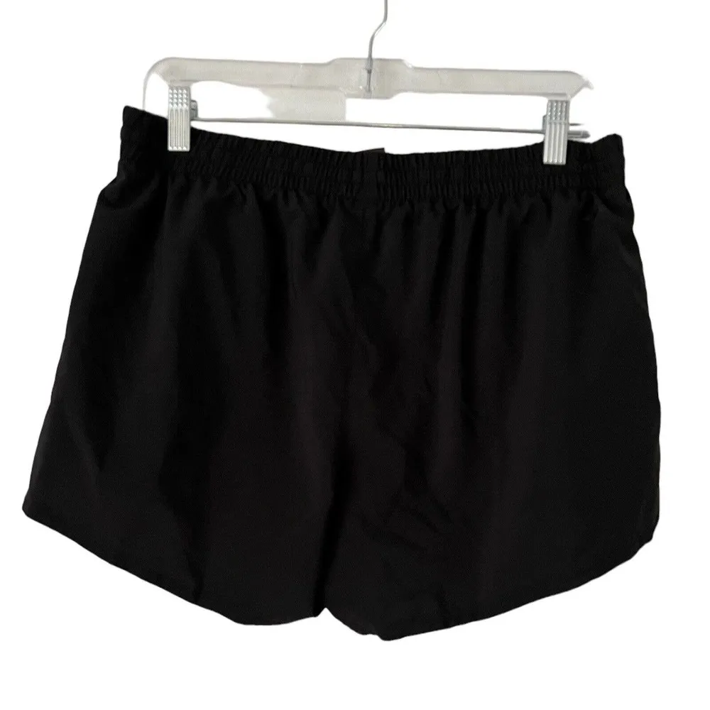 Adidas Black Mesh Lined Pull On Women’s Running Shorts Size Large - Image 2