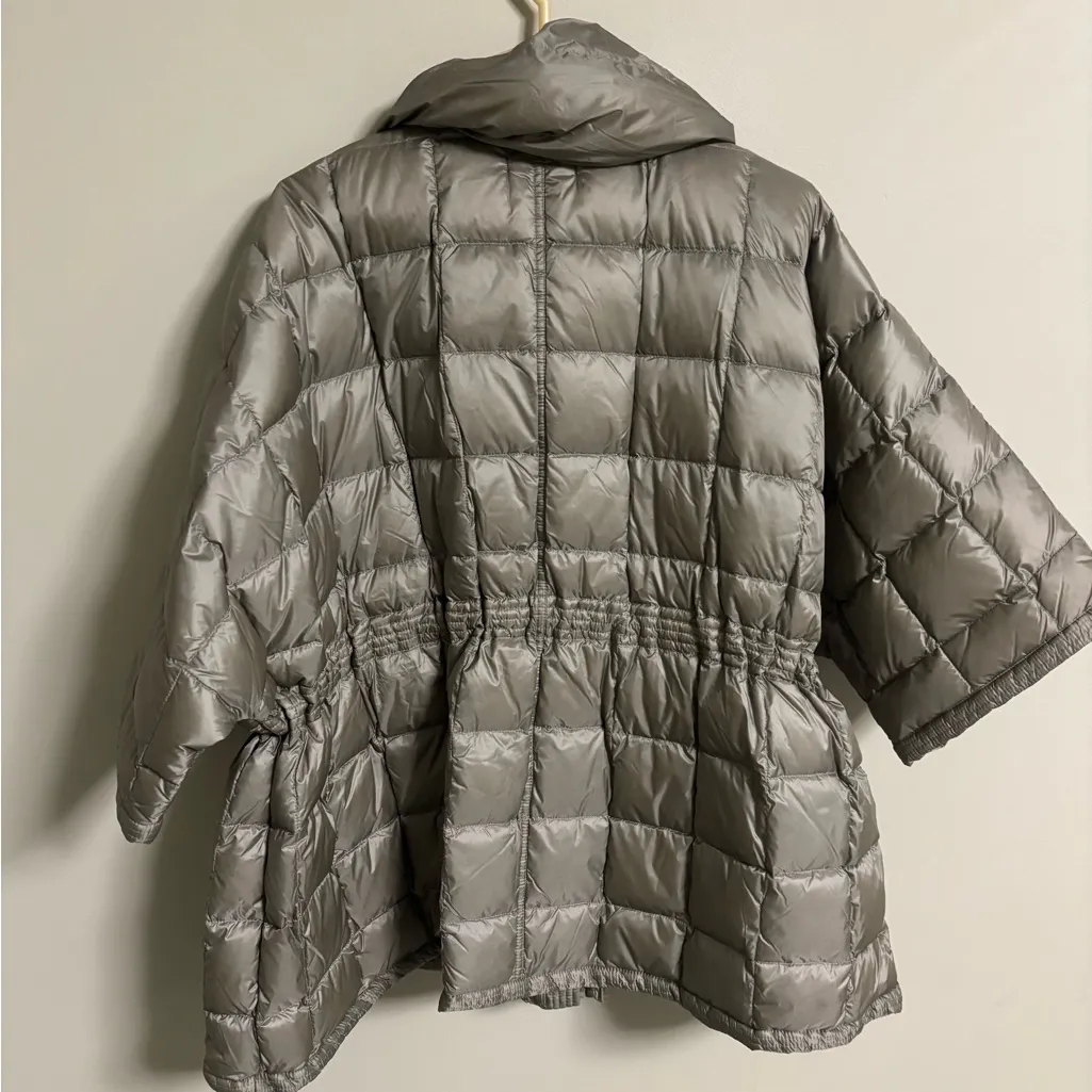 Ralph Lauren Oversized Quilted Down Puffer Jacket Coat Size Small Petite SP New - Image 3