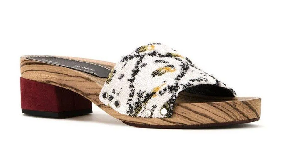Proenza Schouler women’s Tapestry clog slide sandals size IT 36 US 6 - Image 1