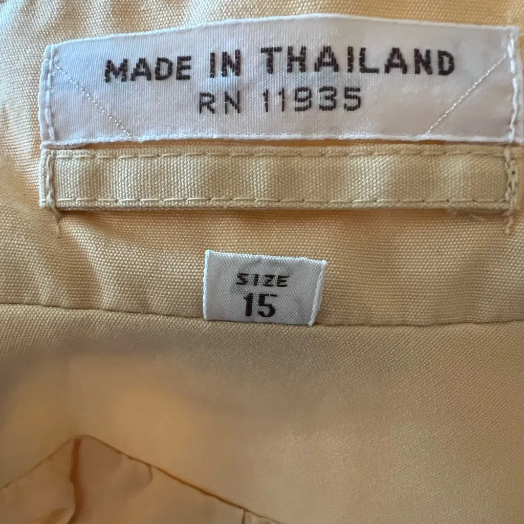 VINTAGE j.c. penney/windsor bay trench coat Yellow Size undefined - Image 5