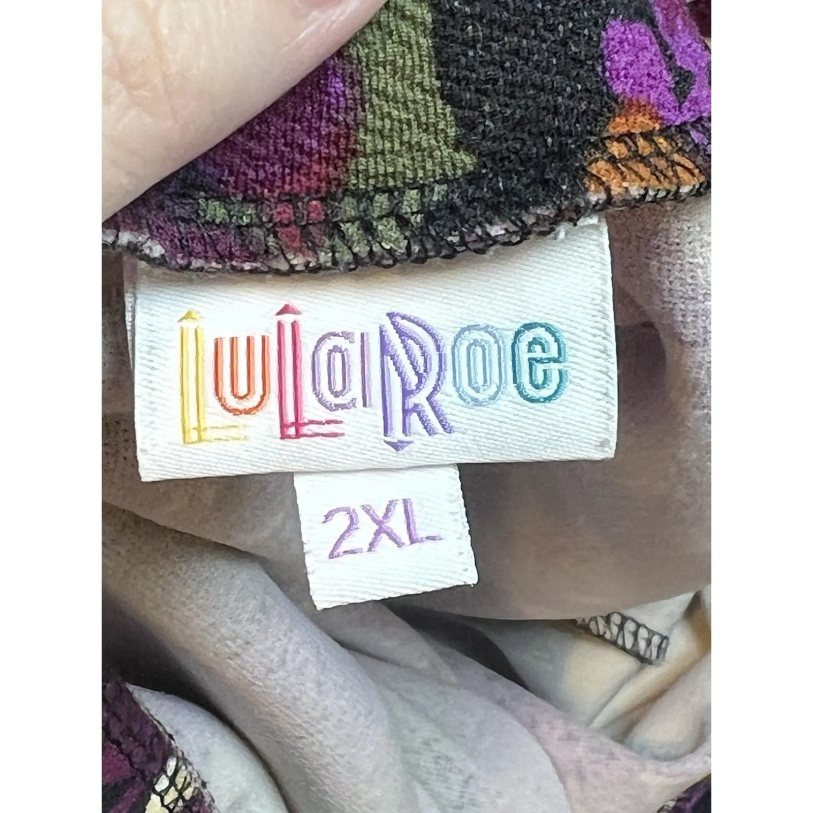 Lularoe Azure 2x Floral Business Causal Pencil Skirt -Fast Shipping - Image 3