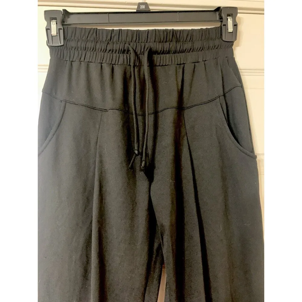 Zyia  Active Joggers Size Small Black With Drawstring And Pockets - Image 4