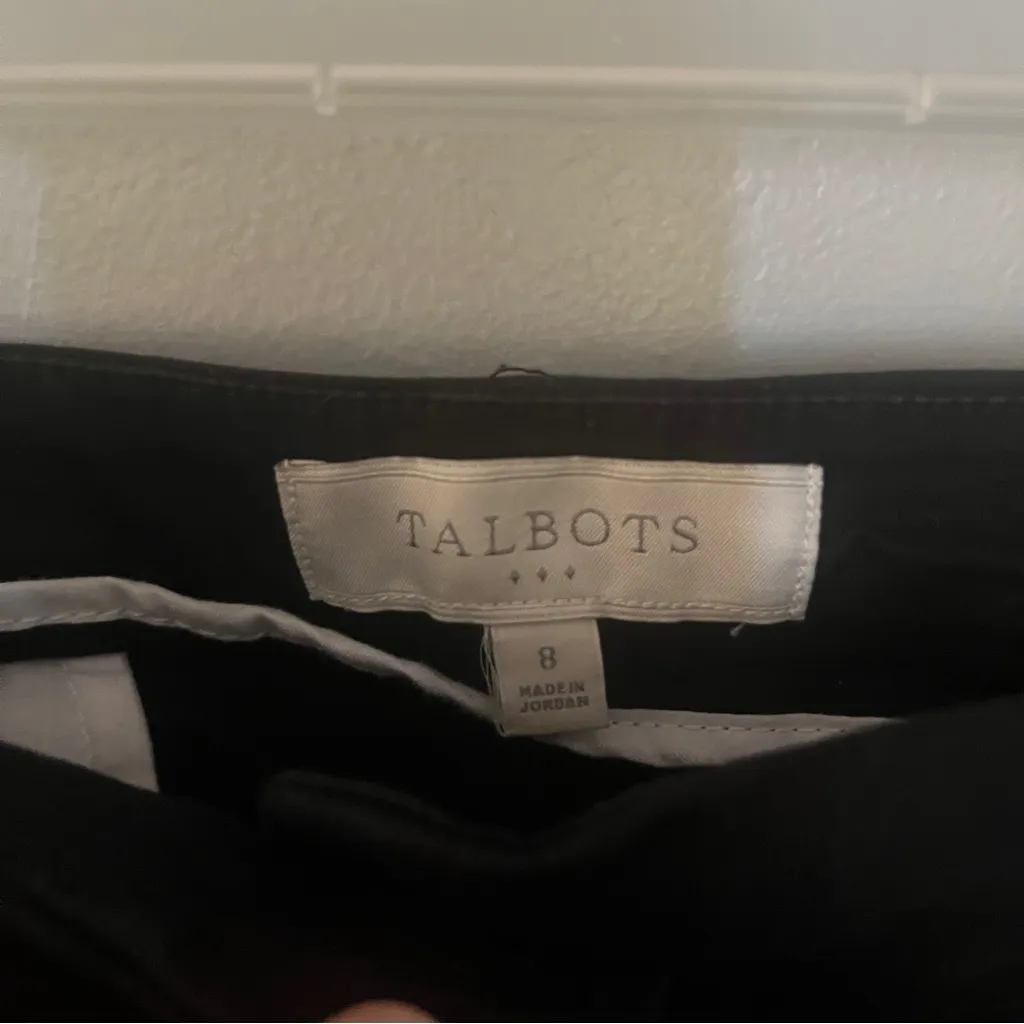 Talbots Black Cropped Women's Pants - Image 4