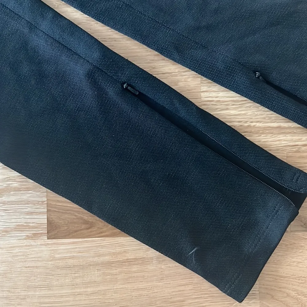 Area black asymmetrical jumpsuit with crystal embellishment - Image 8