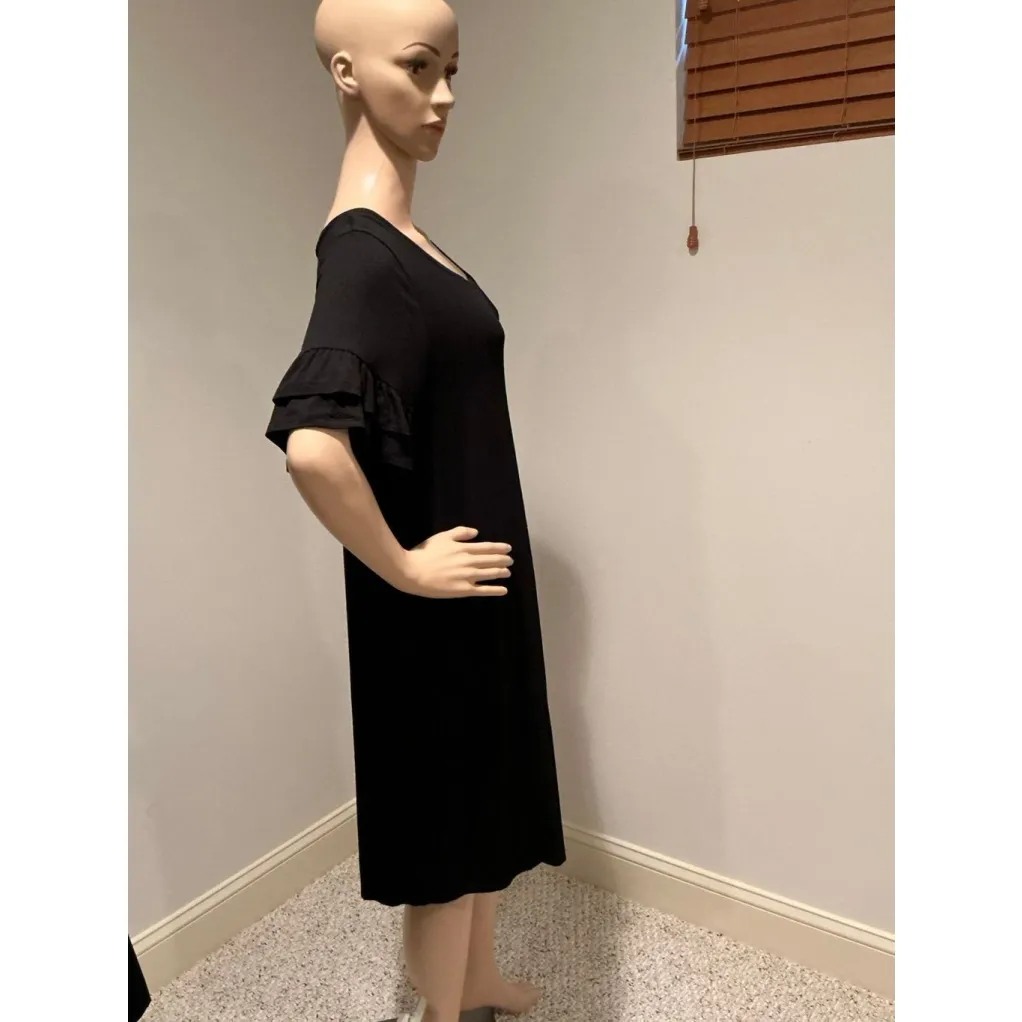Woman’s Cynthia Rowley Black Dress 1X Pre-Owned StyleRN59478 - Image 2