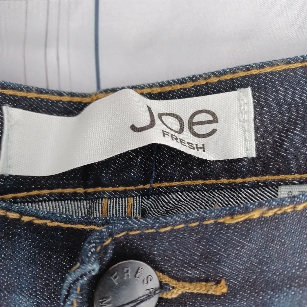 Joe Fresh slim dark wash jeans NWT - Image 13