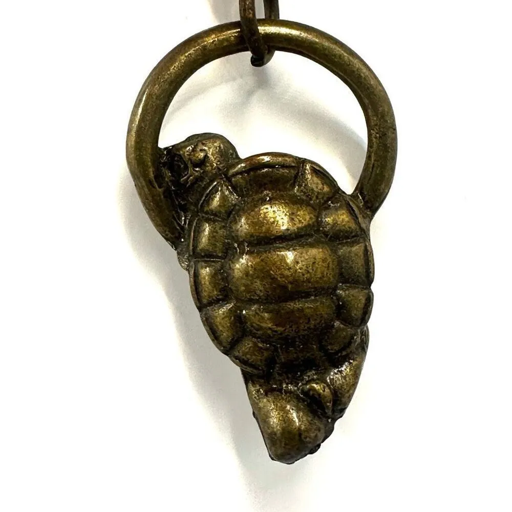 Mazatlan brass turtle keychain - Image 5