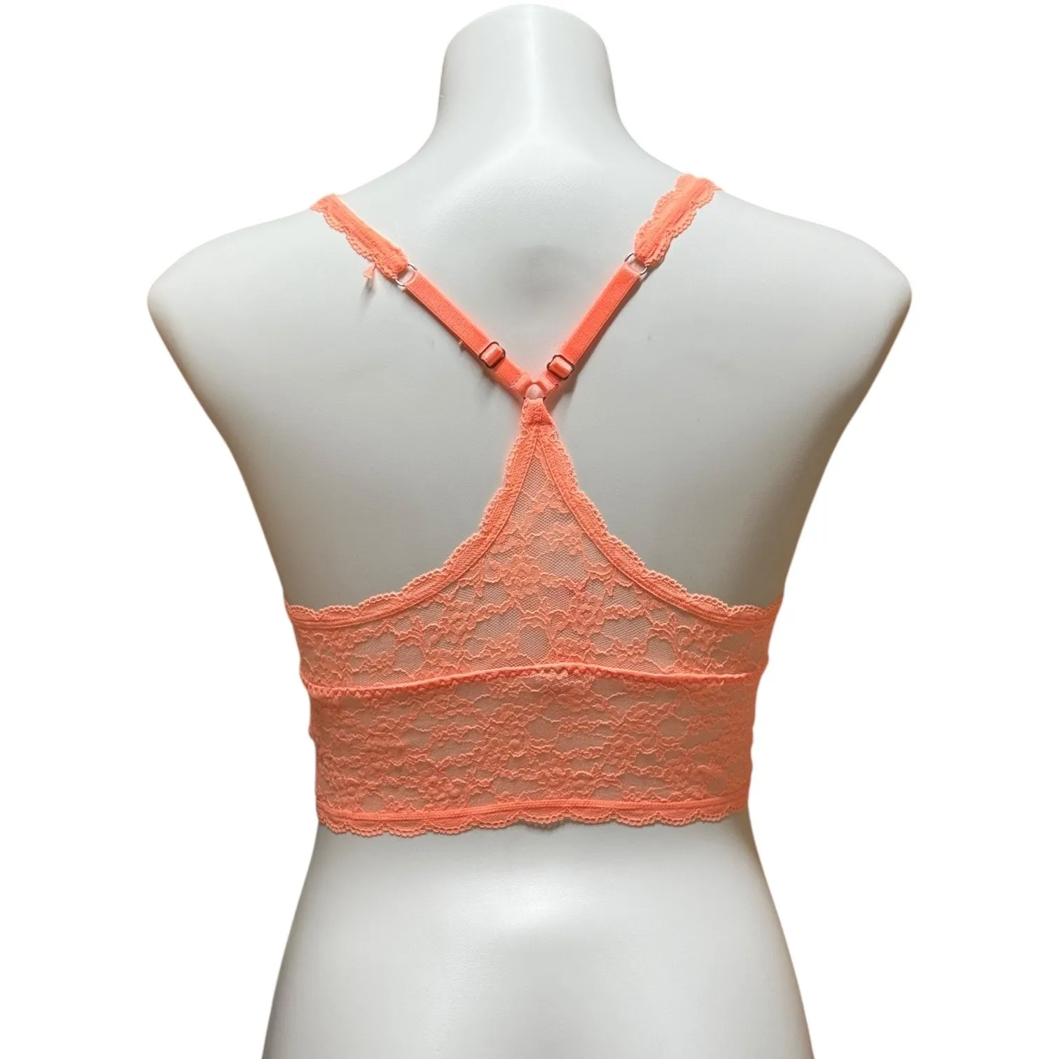 Victoria's Secret Lace Bralette Orange Medium - Image 3