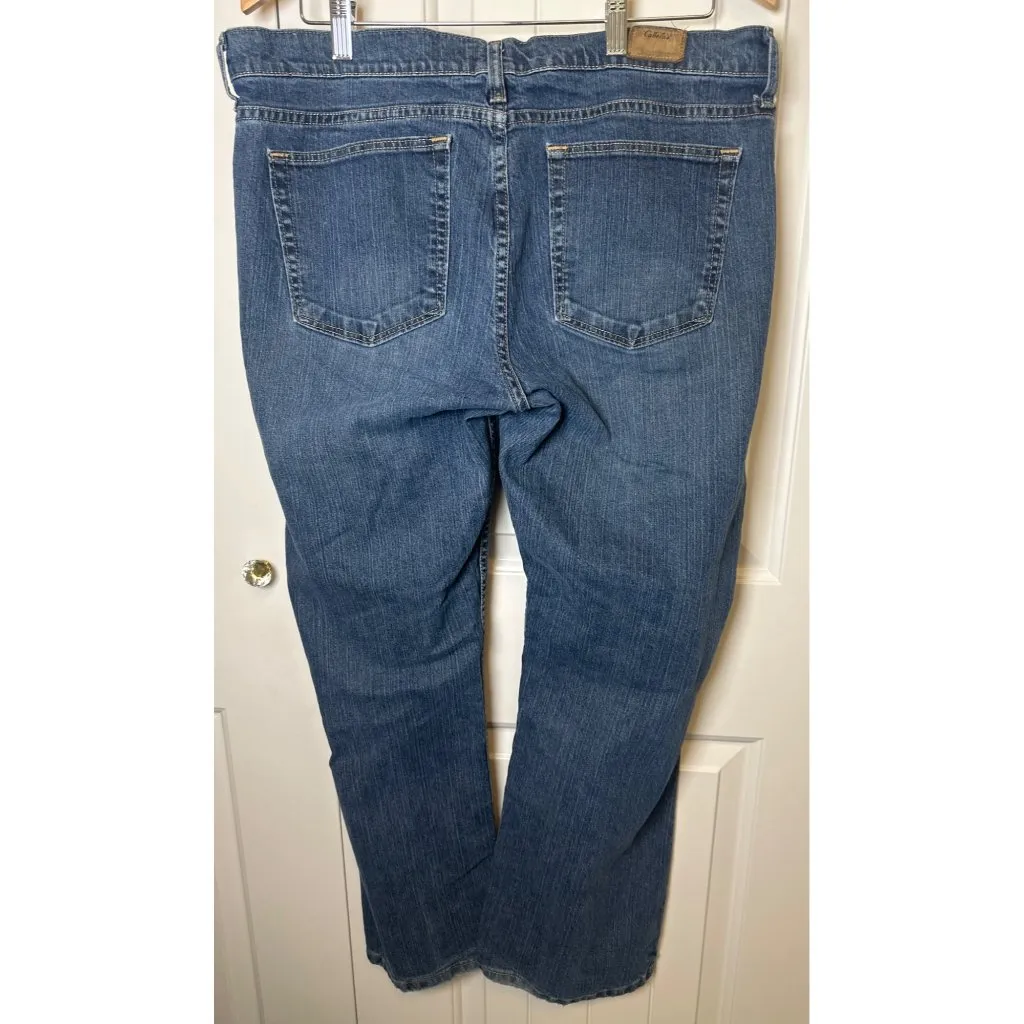 Cabelas Womens Dark Denim Straight Leg Jeans Size 16 Short - Image 3